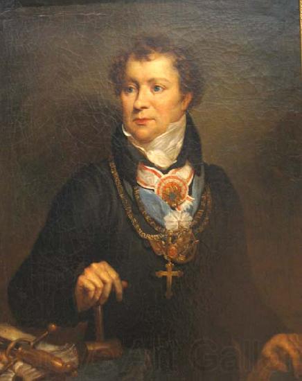 Antoni Brodowski Portrait of Ludwik Osinski. Spain oil painting art